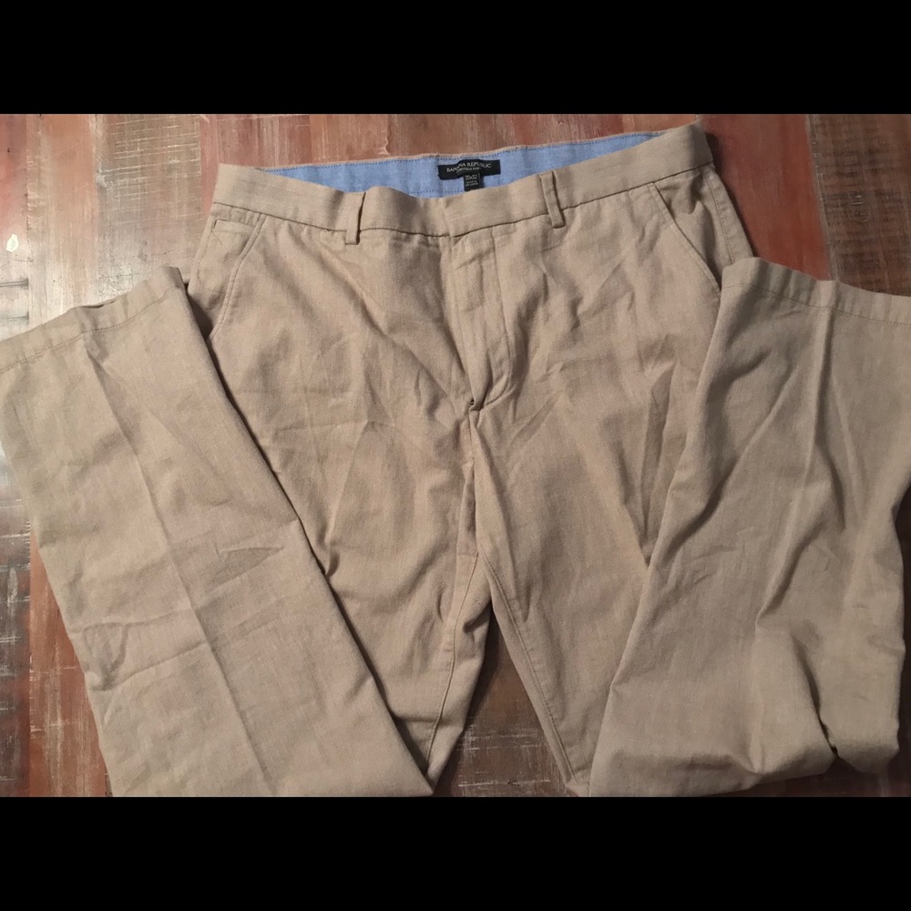 Banana Republic Men 35 x 32 Kentfield Pant